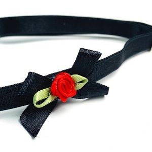 Rose Bow Choker